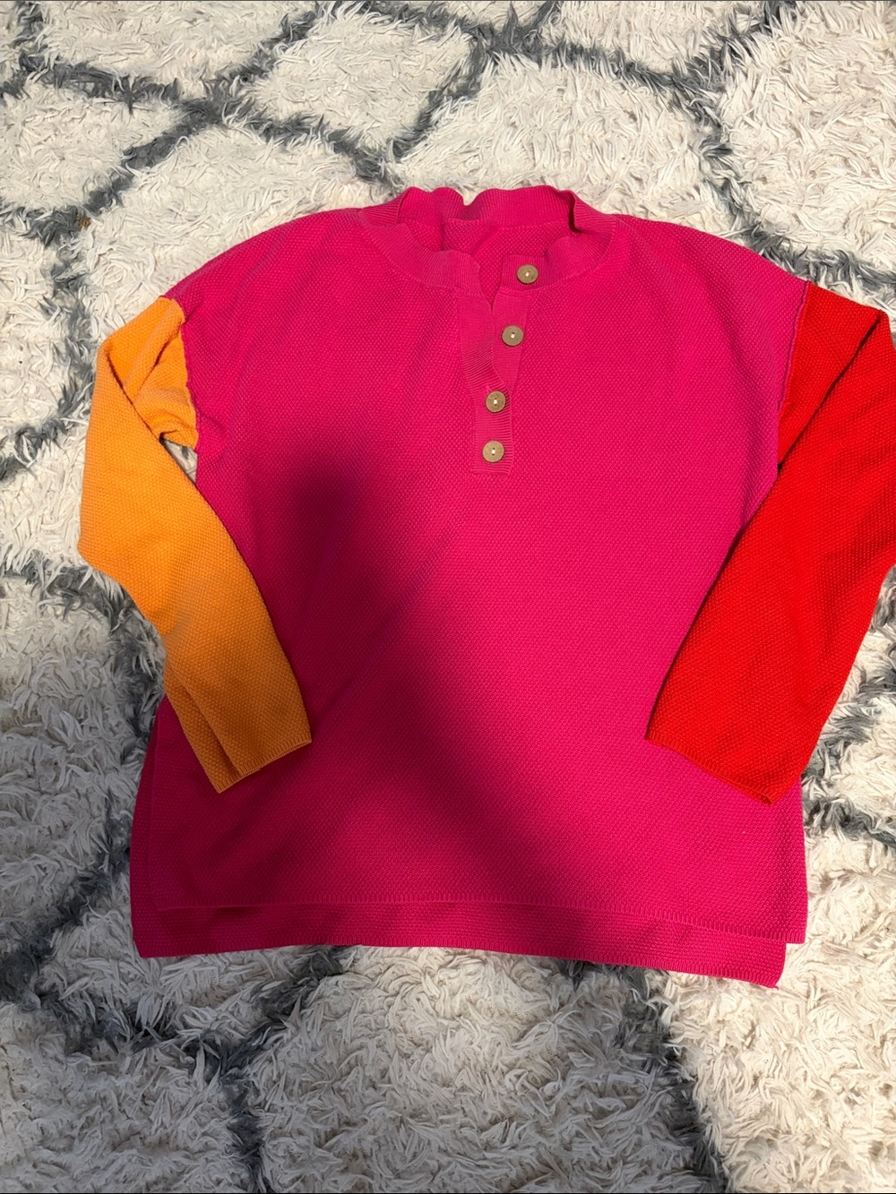 Color block sweater